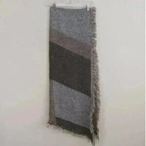 2 Chic Cozy Sweater Blanket Scarf Wrap with Fringe